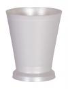 Small White Pearl Mint Julep Vase